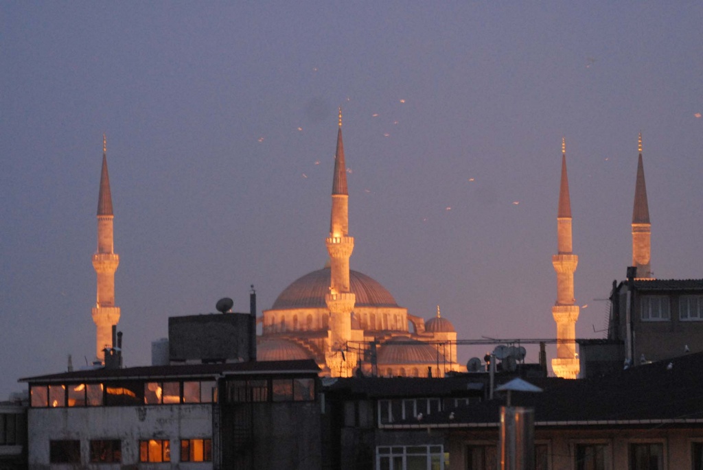 Голубая мечеть. Исторические места Стамбула.