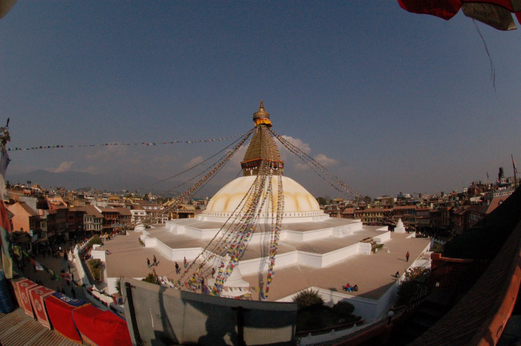 Долина Катманду. Храмовый комплекс Ступа Боднатх.