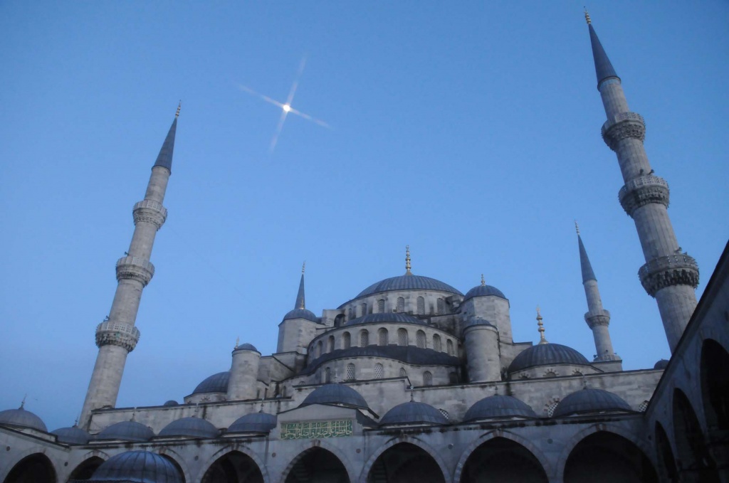 Голубая мечеть. Исторические места Стамбула.