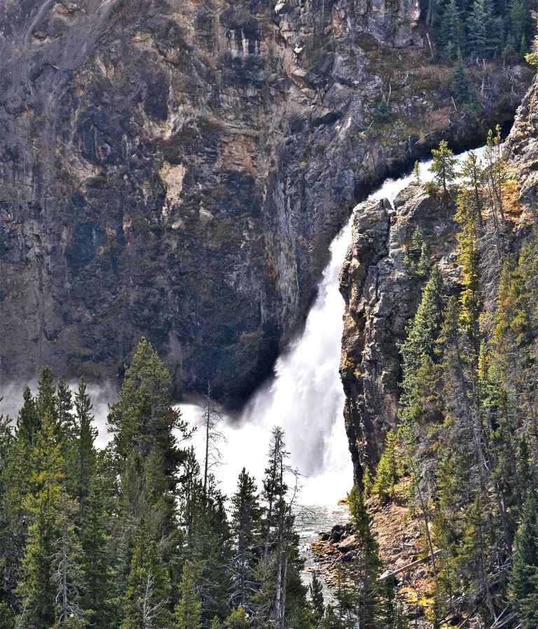 Национальный парк Йеллоустоун, Йеллоустонские водопады