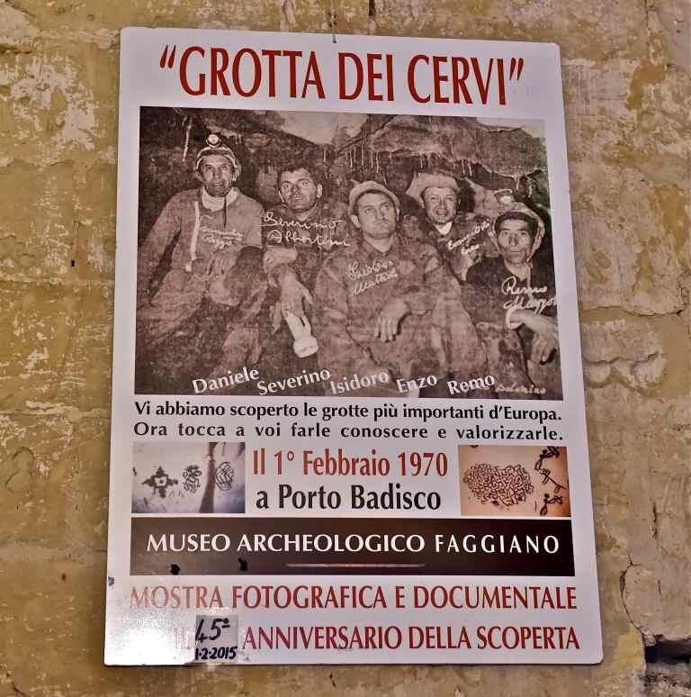 Лечче. Археологический музей Фаджано. Пещера оленей.