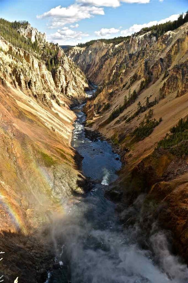 Национальный парк Йеллоустоун, Йеллоустонские водопады